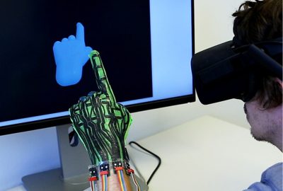 2019 ETech Glauser: A Stretch-Sensing Soft Glove for Interactive Hand Pose Estimation