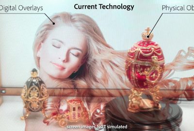 2019 ETech Rhodes: A Transparent Display with Per-Pixel Color and Opacity Control