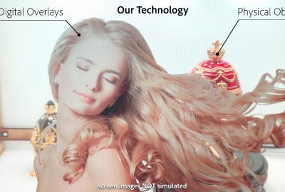 2019 ETech Rhodes: A Transparent Display with Per-Pixel Color and Opacity Control