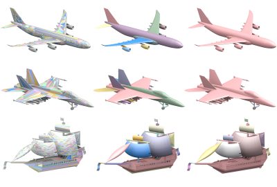 2019 SA Technical Papers_Chu_Repairing man-made meshes via visual driven global optimization with minimum intrusion