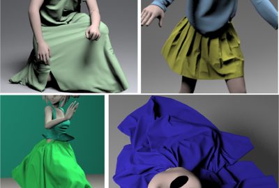 2020 SA Technical Papers_Li_P-cloth: interactive complex cloth simulation on multi-GPU systems using dynamic matrix assembly and pipelined implicit integrators