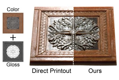 2020 SA Technical Papers_Piovarči_Towards spatially varying gloss reproduction for 3D printing