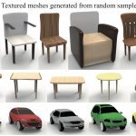 2021 SA Technical Papers_Gao_TM-NET: deep generative networks for textured meshes