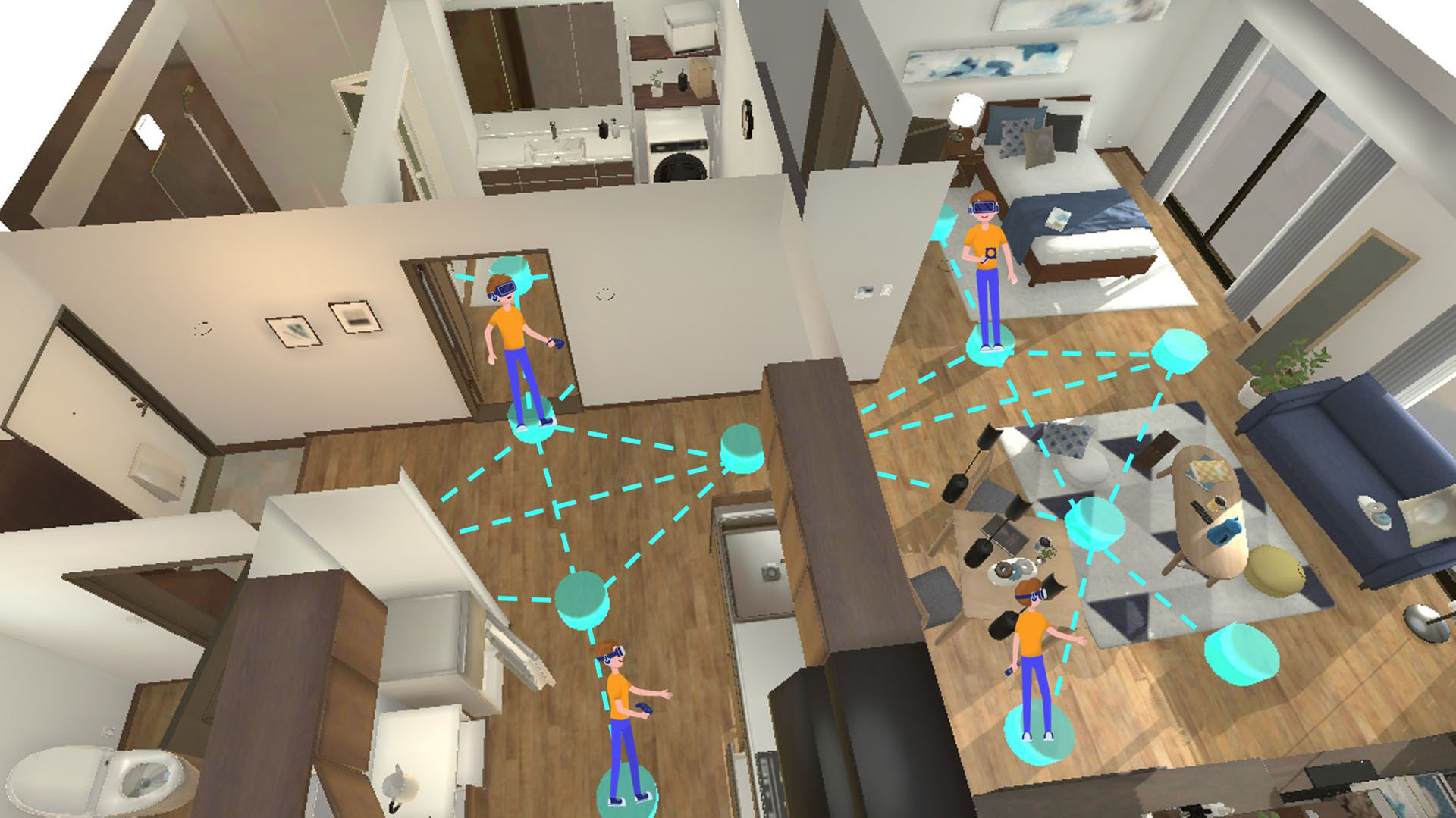 2021 SA Technical Papers_Li_Synthesizing scene-aware virtual reality teleport graphs