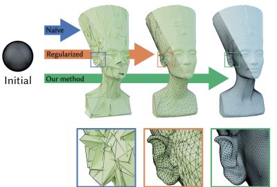 2021 SA Technical Papers_Nicolet_Large steps in inverse rendering of geometry