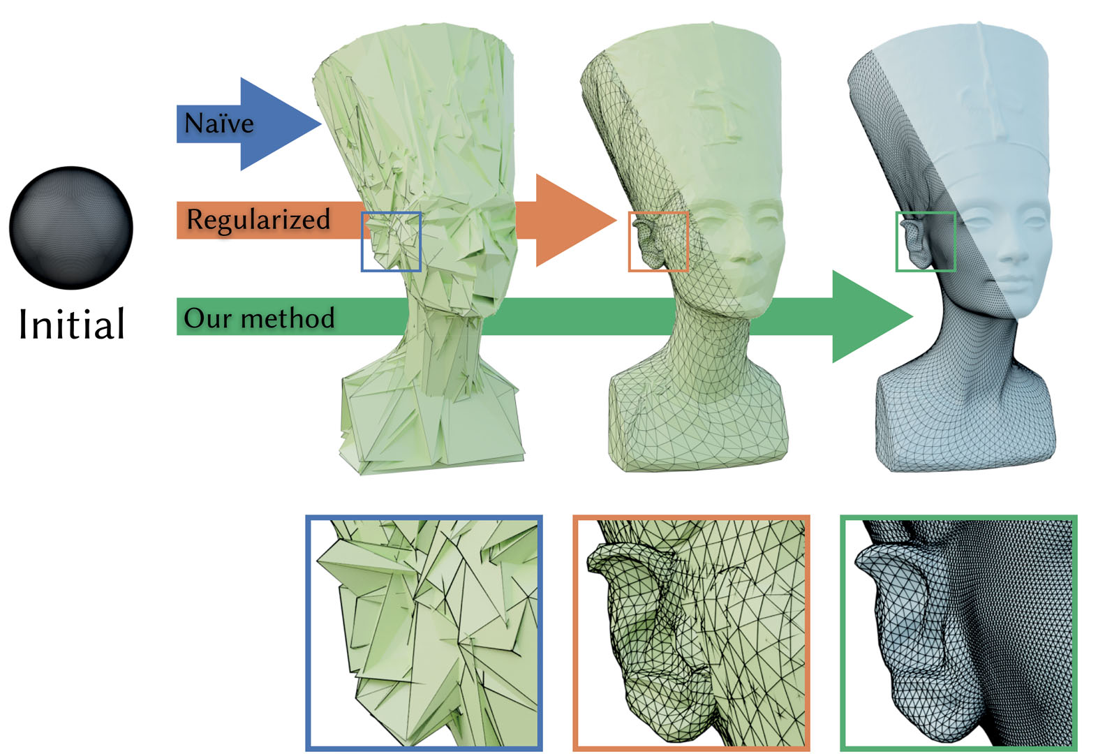 2021 SA Technical Papers_Nicolet_Large steps in inverse rendering of geometry