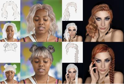 2021 SA Technical Papers_Xiao_SketchHairSalon: deep sketch-based hair image synthesis