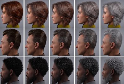 2022 SA Technical Papers_Balbão_A Biologically Inspired Hair Aging Model