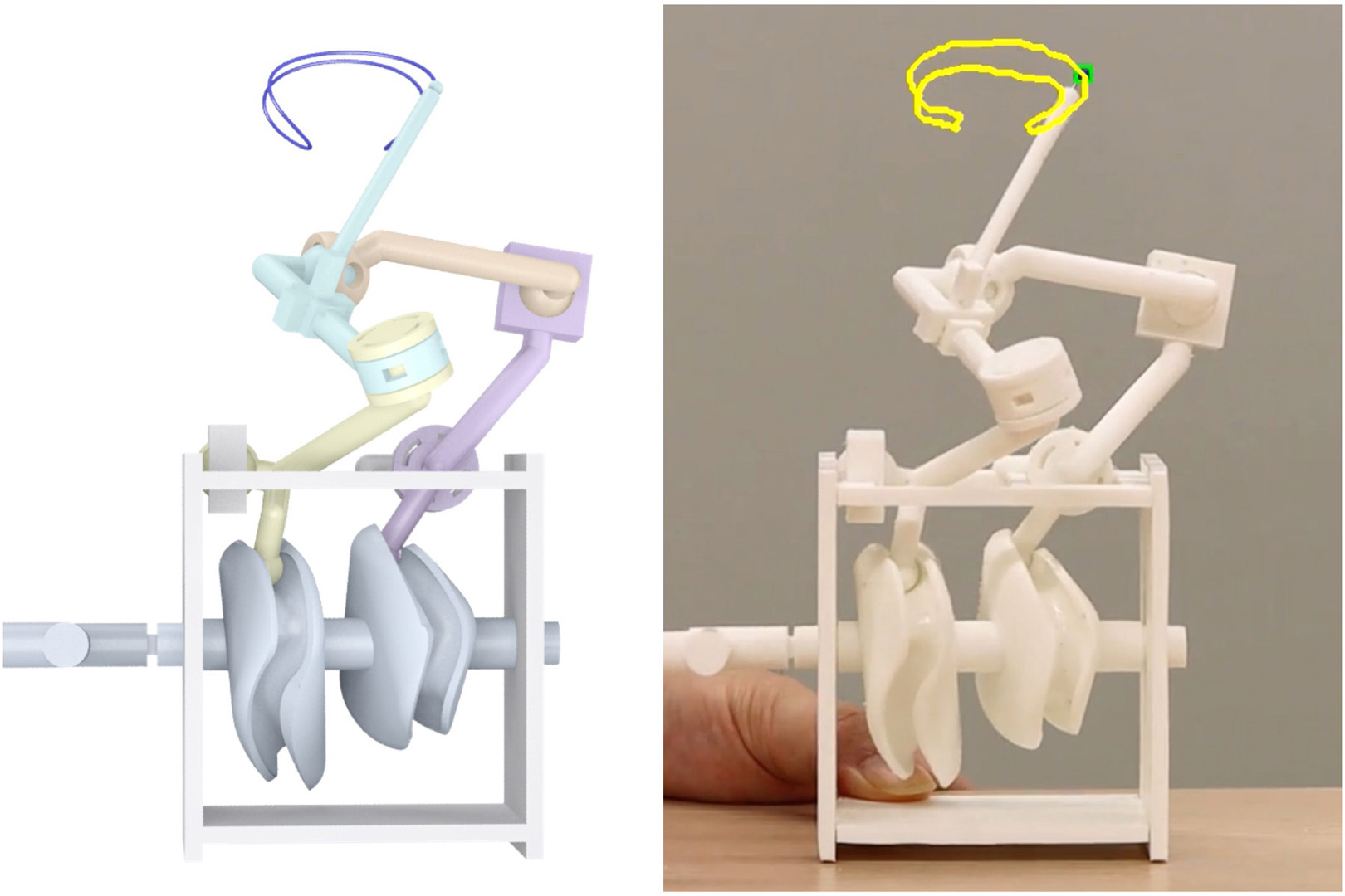 2022 SA Technical Papers_Cheng_Exact 3D Path Generation via 3D Cam-Linkage Mechanisms