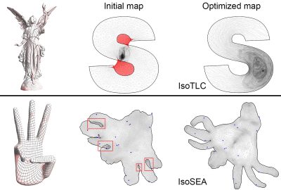 2022 SA Technical Papers_Du_Isometric Energies for Recovering Injectivity in Constrained Mapping