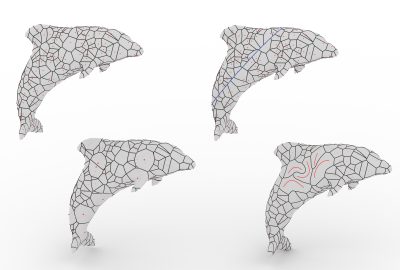 2022 SA Technical Papers_Xin_SurfaceVoronoi: Efficiently Computing Voronoi Diagrams Over Mesh Surfaces with Arbitrary Distance Solvers