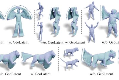 2023 SA_Technical_Papers_Yang_GeoLatent_A Geometric Approach to Latent Space Design for Deformable Shape Generators
