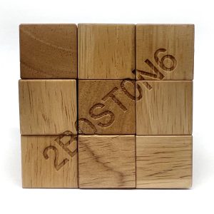 2006_Collectible_Wood Puzzle Cube Front