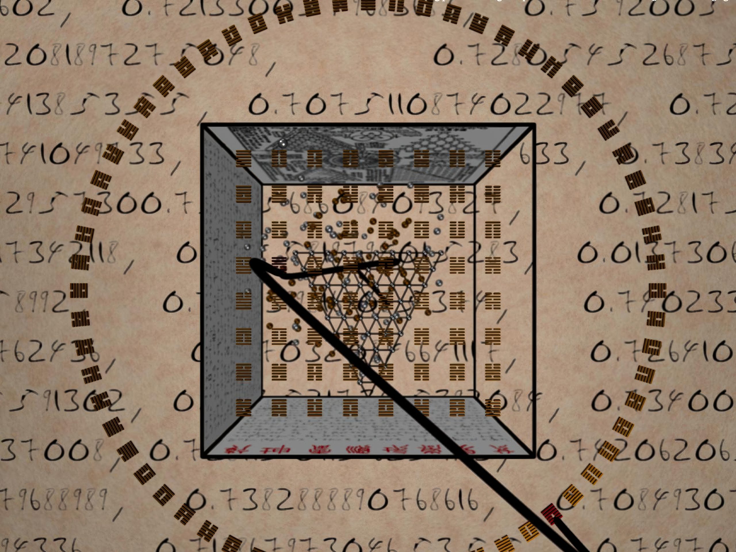 2025 Art Papers_Clarke_Speculative AI Re-enactment of the Figurists Encounters With the I Ching
