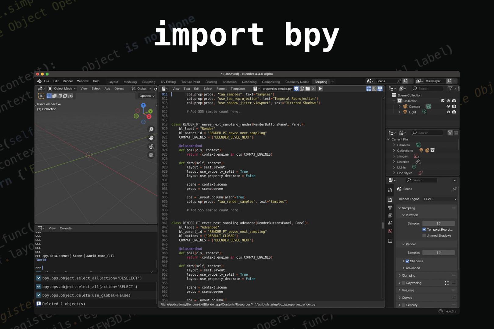 2025 Labs_Stüvel_Import bpy_Modern Add-on Development With Blender