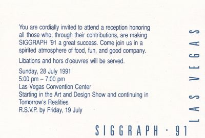 1991 Special Events Contributor Reception 2