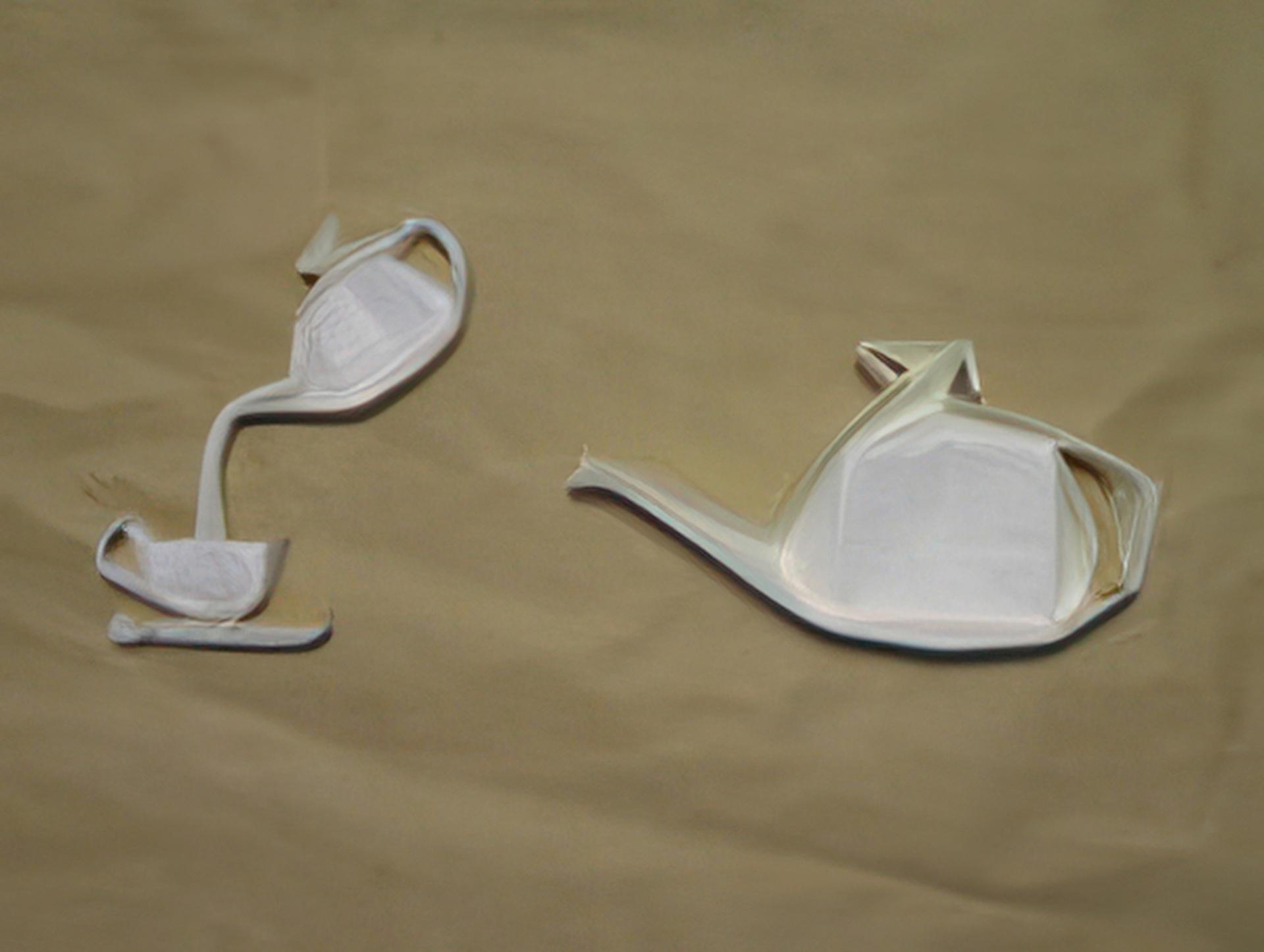 2006 Teapot Exhibit_Tachi_2D Origami Teapot With Diagram