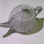 2006 Teapot Exhibit_Tachi_3D Origami Teapot