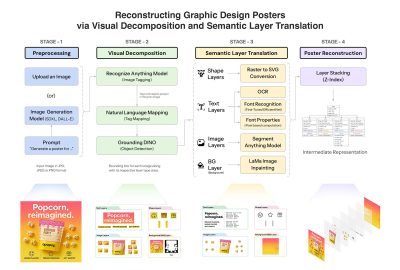2025 Posters_Avudaiappan_Reconstructing Graphic Design Posters via Visual Decomposition and Semantic Layer Translation