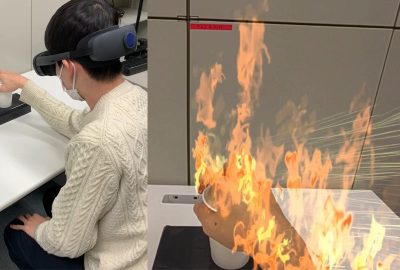 2025 Posters_Sato_Weight Illusion Induced by AR Visual Effects on the Arm