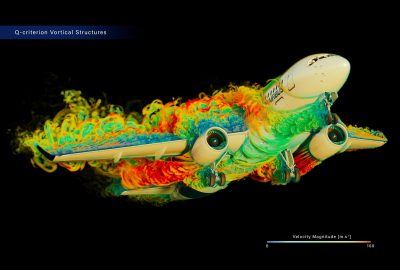 2025 Posters_Strakos_Scalable Volume Rendering of Billion-Cell CFD Simulations Using VFX Pipelines